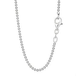 NKlaus 60cm Kugelkette 925 Silber elegante Halskette Breite: 1,5mm Collier 4,36g schwer 8200 von NKlaus