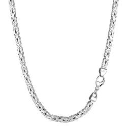 NKlaus 70cm Königskette 925 Silber elegante Halskette Breite: 4,7mm Collier 86g schwer 3466 von NKlaus