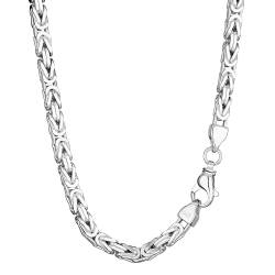 NKlaus 70cm Königskette 925 Silber elegante Halskette besondere Breite: 7,1mm Collier 212g schwer 3483 von NKlaus