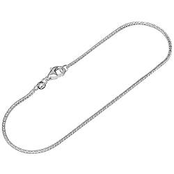 NKlaus Armband 925 Sterling Silber 19cm Fuchsschwanzketten rund gedrückt Damen Armkette 12178 von NKlaus