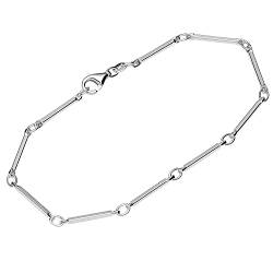 NKlaus Armband 925 Sterling Silber 19cm Gliederkette Damen Armbandkette designer Kette 12459 von NKlaus