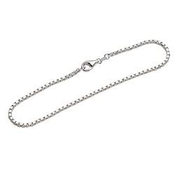 NKlaus Armband 925 Sterling Silber 19cm Venezianerkette 8fach diamantiert Armbandkette 12488 von NKlaus