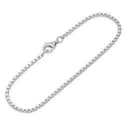 NKlaus Armband 925 Sterling Silber 19cm Venezianerkette Damen Armandkette diamantiert 12490 von NKlaus