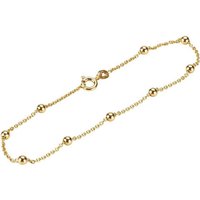 NKlaus Goldarmband 18,5cm Armband Ankerkette rund 585 Gelb Gold Damen von NKlaus