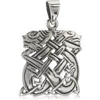 NKlaus Kettenanhänger Keltische Hunde Kettenanhänger 925 Silber 2,2cm a, 925 Sterling Silber Silberschmuck für Damen von NKlaus