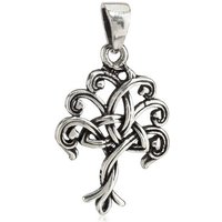 NKlaus Kettenanhänger Kettenanhänger Baum des Lebens 925 Silber 2,5cm L, 925 Sterling Silber Silberschmuck für Damen von NKlaus