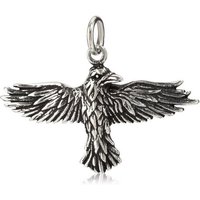 NKlaus Kettenanhänger Skandinavische Rabe Talisman Silber 925 Kettenanh, 925 Sterling Silber Silberschmuck für Damen von NKlaus