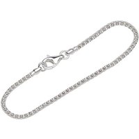 NKlaus Silberarmband Armband 925 Sterling Silber 19cm Pantherkette Dame (1 Stück), Made in Germany von NKlaus