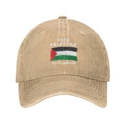 NLWQEKV Kostenloser Palästina-Hut. Ich stehe mit Palästina-Trucker-Mütze. Bete für Palästina. Starke Baseballkappe für Männer und Frauen von NLWQEKV