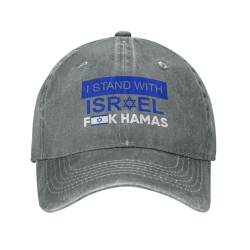 NLWQEKV We I Stand with Israel Hat Flag Hat Pray for Israel Strong Hat Support Israel Cap für Männer Frauen von NLWQEKV