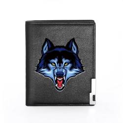 Einzigartige Mittelalterliche Retro-Leder-Geldbörsen Aus Echtem Leder, Luxus-Geldbörse For Herren, Weihnachtsgeburtstagsgeschenk, Nordisches Wikinger-Symbol-Amulett-Geldbörse ( Color : C-wallet 39 ) von NMVAWIPT