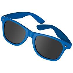 Vertrieb durch presents and more 10 Stück Sonnenbrille im Nerdlook - UV 400 zertifiziert - Hochwertiger Kunststoffrahmen (10 Stück blau) von NO BRAND