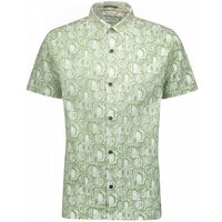 NO EXCESS Kurzarmhemd Shirt Short Sleeve Jersey Allover P von NO EXCESS