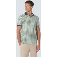 NO EXCESS Poloshirt - Shirt -  Allover-bedrucktes Stretch-Polo von NO EXCESS