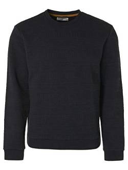 NO EXCESS Sweater Crewneck Fancy Jacquard, schwarz(Black (020)), Gr. XXL von NO EXCESS