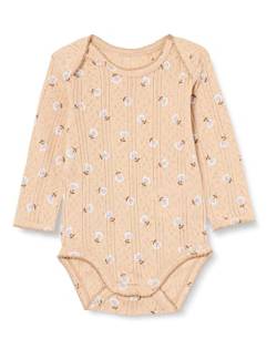 NOA NOA MINIATURE Baby Girls NellaNNM Body, Print Beige, 80 von Noa Noa miniature