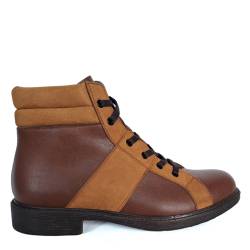 Herren Schnürstiefel Filippo, Farbe: Cognac, Schuhgröße: 39 von NOAH Italian Vegan Shoes