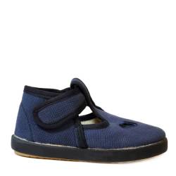 Vegane Bio-Klettschuhe für Kinder Elio, Farbe: Blau, Schuhgröße: 26 von NOAH Italian Vegan Shoes