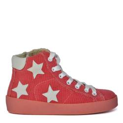 Vegane Bio-Sneaker für Kinder Tea & Teo, Farbe: Rot, Schuhgröße: 25 von NOAH Italian Vegan Shoes