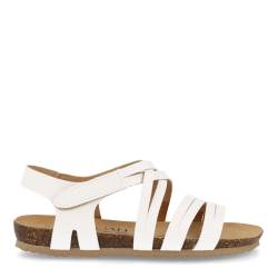 Vegane Sandale Emma White, Farbe: Weiß, Schuhgröße: 36 von NOAH Italian Vegan Shoes
