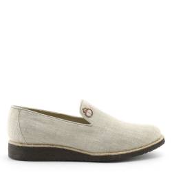 Veganer Bio-Slipper für Ihn Donato, Farbe: Beige, Schuhgröße: 39 von NOAH Italian Vegan Shoes