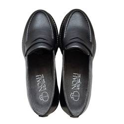 Veganer Mokassin für Sie Anna, Farbe: Schwarz, Schuhgröße: 38 von NOAH Italian Vegan Shoes