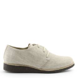 Veganer Schnürschuh für Herren Louis, Farbe: Beige, Schuhgröße: 39 von NOAH Italian Vegan Shoes