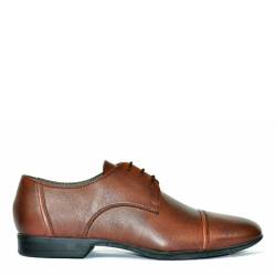 Veganer Schnürschuh für Herren Roberto Nappa, Farbe: Cognac, Schuhgröße: 40 von NOAH Italian Vegan Shoes