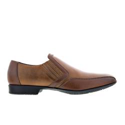 Veganer Slipper für Herren Gianni, Farbe: Cognac, Schuhgröße: 40 von NOAH Italian Vegan Shoes