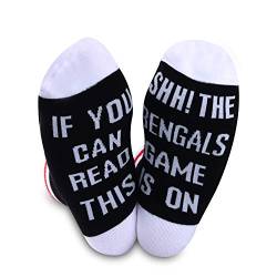 Bengals Socken "If You Can Read This The Bengals Game Is On Football", lustiges Geburtstagsgeschenk (Bengals), Bengals, M von NOBRANDS