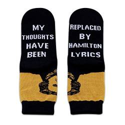 Von Hamilton inspiriertes Geschenk mit Songtext „My Thoughts Have Been Replaced by Hamilton Lyrics Gr. M, Liedtext von Hamilton von NOBRANDS