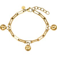 NOELANI Damen Armband "Sphere", Edelstahl, gold, 18+3 cm von NOELANI