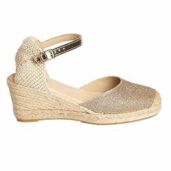 NO ES LO MISMO | Damen Jute Keil Espadrilles | Sandalen | Neue Frühjahr/Sommer 2021 Kollektion | Bequeme Damen Plateauschuhe | Design und Herstellung in Spanien von NOESLOMISMO BY DILEMA