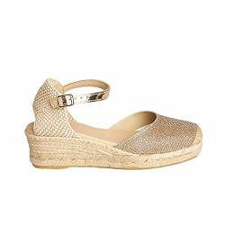 NO ES LO MISMO | Damen Jute Keil Espadrilles | Sandalen | Neue Frühjahr/Sommer 2021 Kollektion | Bequeme Damen Plateauschuhe | Design und Herstellung in Spanien von NOESLOMISMO BY DILEMA