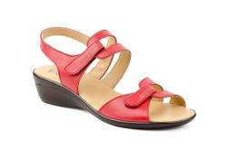 Nicht das gleiche Schuhe für Damen, Spring/Sommer 2023, Keilabsatz, rot, 36 EU von NOESLOMISMO BY DILEMA