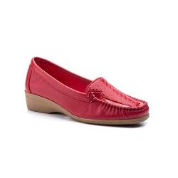 Nicht das gleiche Schuhe für Damen Spring/Sommer 2023 Mokassins, rot, 36 EU von NOESLOMISMO BY DILEMA