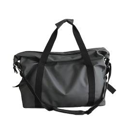 NOGRAX Schulrucksack Fitness Reise Tote Unisex Modische Große Kapazität Reisetaschen Männer Einfache Schwarze Sport Frauen Schultertasche-Grau von NOGRAX