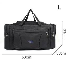 NOGRAX Schulrucksack Oxford wasserdichte Männer Reisen Reisen Handgepäck Groß Reisetasche Geschäft Großkapazität Wochenend -Duffle Reisetasche-L-Black von NOGRAX