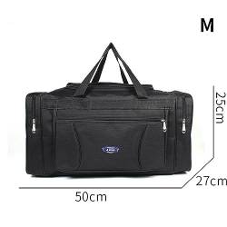 NOGRAX Schulrucksack Oxford wasserdichte Männer Reisen Reisen Handgepäck Groß Reisetasche Geschäft Großkapazität Wochenend -Duffle Reisetasche-M-Black von NOGRAX