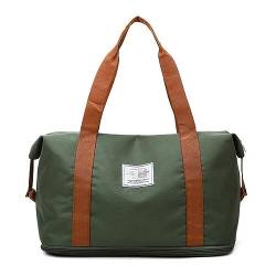 NOGRAX Schulrucksack Reisetasche Große Kapazität Männer Handgepäck Reise Duffle Taschen Wochenendtaschen Frauen Multifunktionale Reisetaschen-Grün von NOGRAX