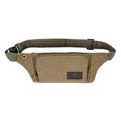 NOGRAX umhängetasche Männer Und Frauen Mode Taillenbeutel Sporttasche Multifunktional Laufen Fitness Outdoor Freizeit Tailentasche Geldkastentaschen Taschen-Khaki von NOGRAX