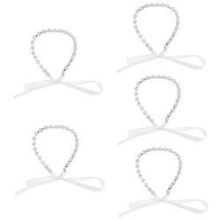 NOLITOY 5St -Stirnband hochzeitshaar schmuck wedding hair accessories Kopfbedeckung für Damen Kopf Blumenstirnbänder für Damen Blumenschmuck Haarbänder für Kleid Blatt von NOLITOY