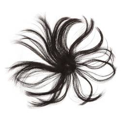 NOLITOY Clip-In-Topper-Haarteile Unsichtbare Echthaar-Topper Synthetisches Gerades Toupet-Perücke Für Frauen Mit Schütterem Haar von NOLITOY