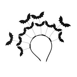 NOLITOY Fledermaus Stirnband Cosplay-haarband Fledermaus Haarband Teufel Haarband Kostümparty Fledermaus Hedwear Horror-party-haarband Gotischer Cotume Blitz Vlies Schmücken Frau von NOLITOY