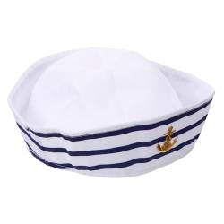 NOLITOY -Kappe Hut für Kinder kindermütze Yacht-Party-Dekorationen Kapitänsmütze für Damen sommeraccessoires damen Denim-Outfit Kapitänsmützen für Partydekor Kostümparty-Kapitänshut von NOLITOY