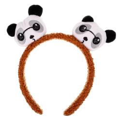 NOLITOY Panda-Stirnband Make-Up-Stirnband Niedlicher Panda Hautpflege-Haarbänder Make-Up-Spa-Gesichtswasch-Stirnband Für Frauen Und Mädchen von NOLITOY