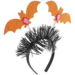 NOLITOY Teufelsfledermaus-stirnband Haarband Halloween-haarreifen Halloween-kopf-bopper-stirnband Cosplay-stirnband Für Halloween Haarschmuck Für Mädchen Plastik Bilden Kleidung Kind von NOLITOY