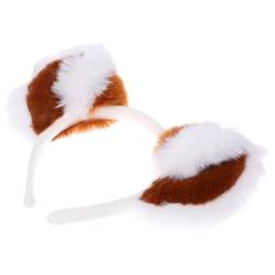 Ohren Stirnband Künstliche Tierohren Haarreifen Fuchs Cosplay Kostüm Kopfschmuck Für Geburtstag Karneval Halloween von NOLITOY