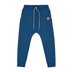 NONU Kids Circle Blau Jogginghose Jungen 116-122 I Hose Kinder aus Baumwolle I Sporthose Outdoorhose I Babykleidung Kinder Kleidung – Blau von NONU Kids