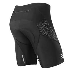 NOOYME Radlerhose Herren Fahrradhose Herren gepolstert 4D Elastische Radlerhose Herren mit Sitzpolster Atmungsaktive Leichte Radhose aus Polyamid und Spandex Fahrradhose Herren von NOOYME